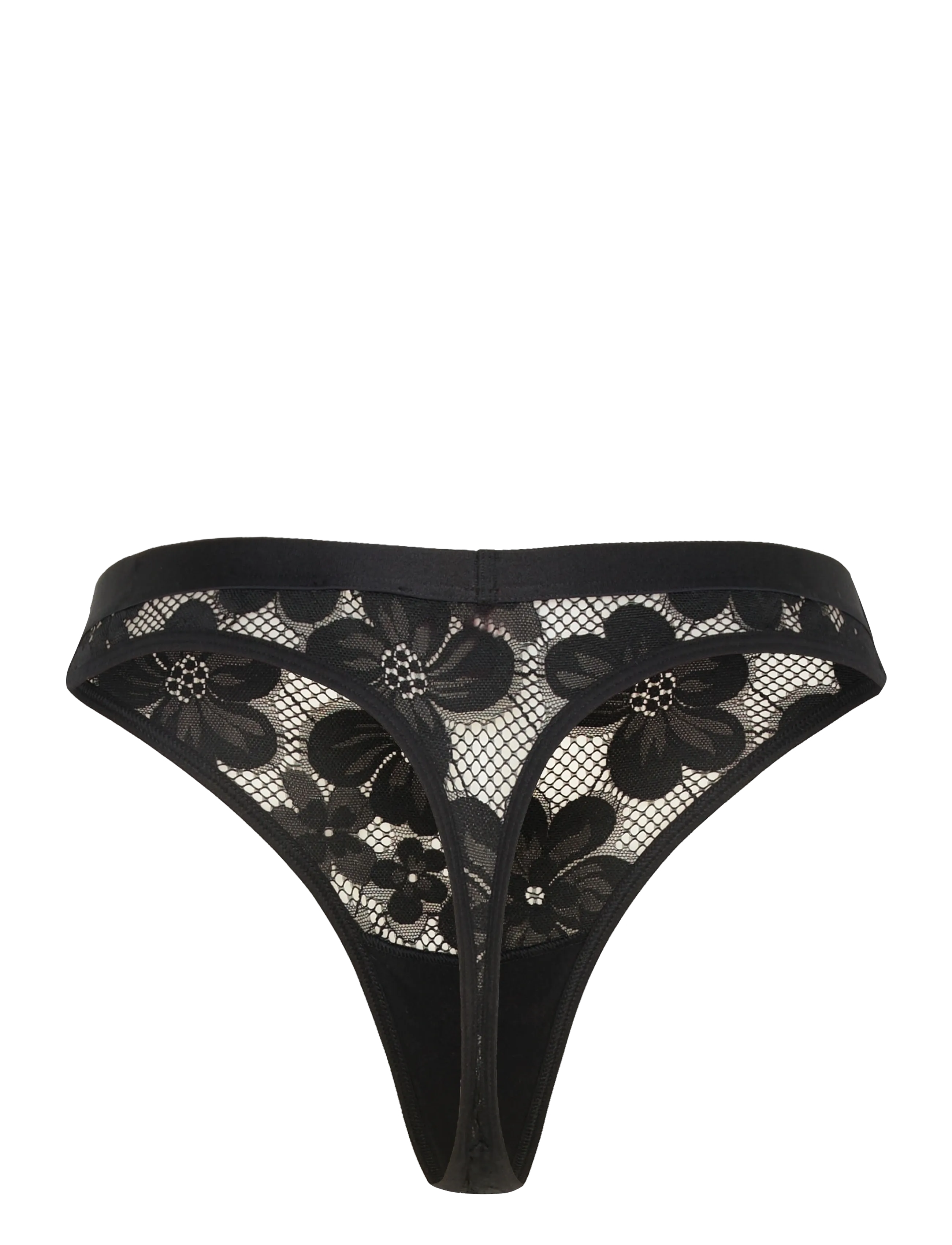 HUGO - BLOOM LACE THONG - die niedrigsten preise - black - 1