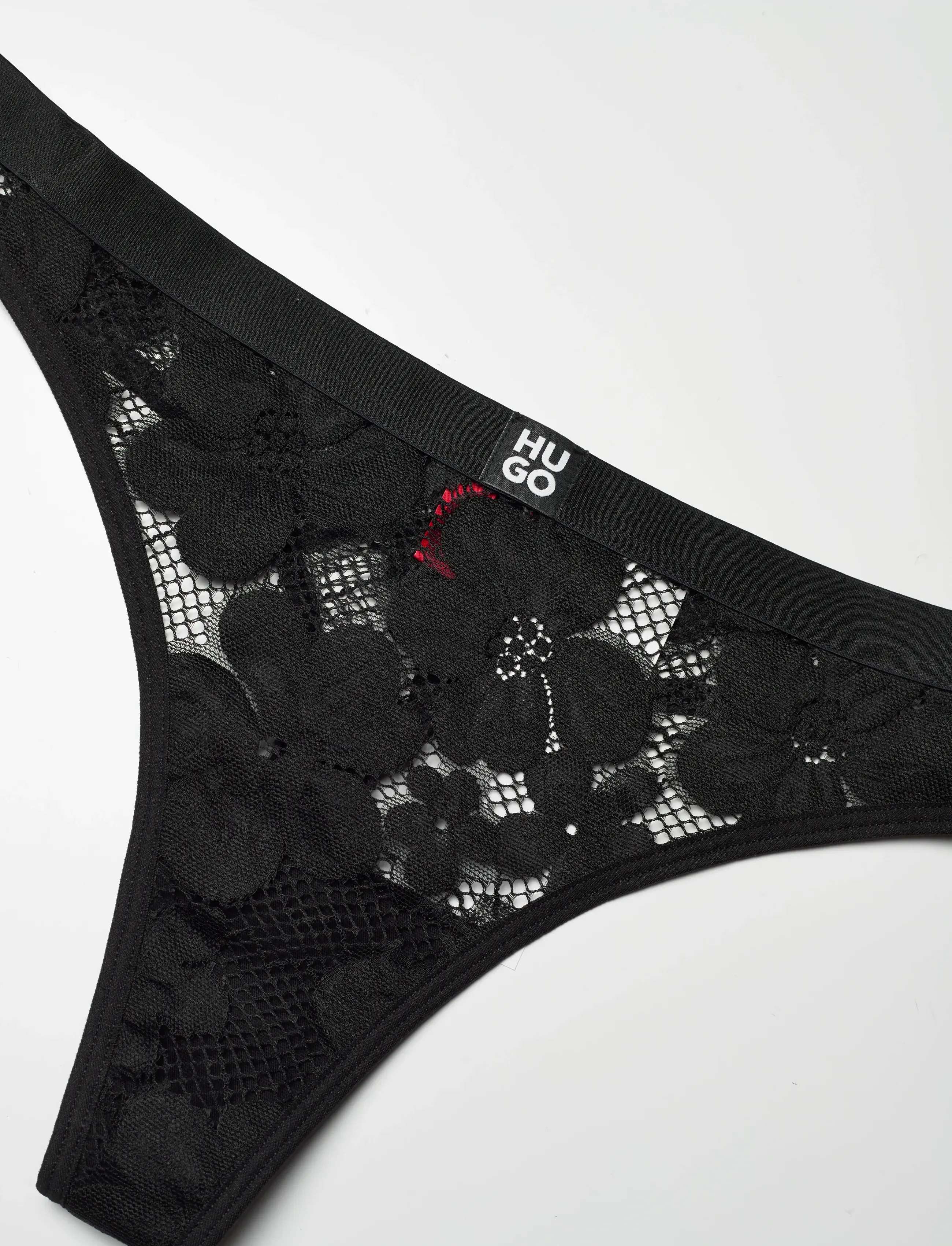 HUGO - BLOOM LACE THONG - die niedrigsten preise - black - 2
