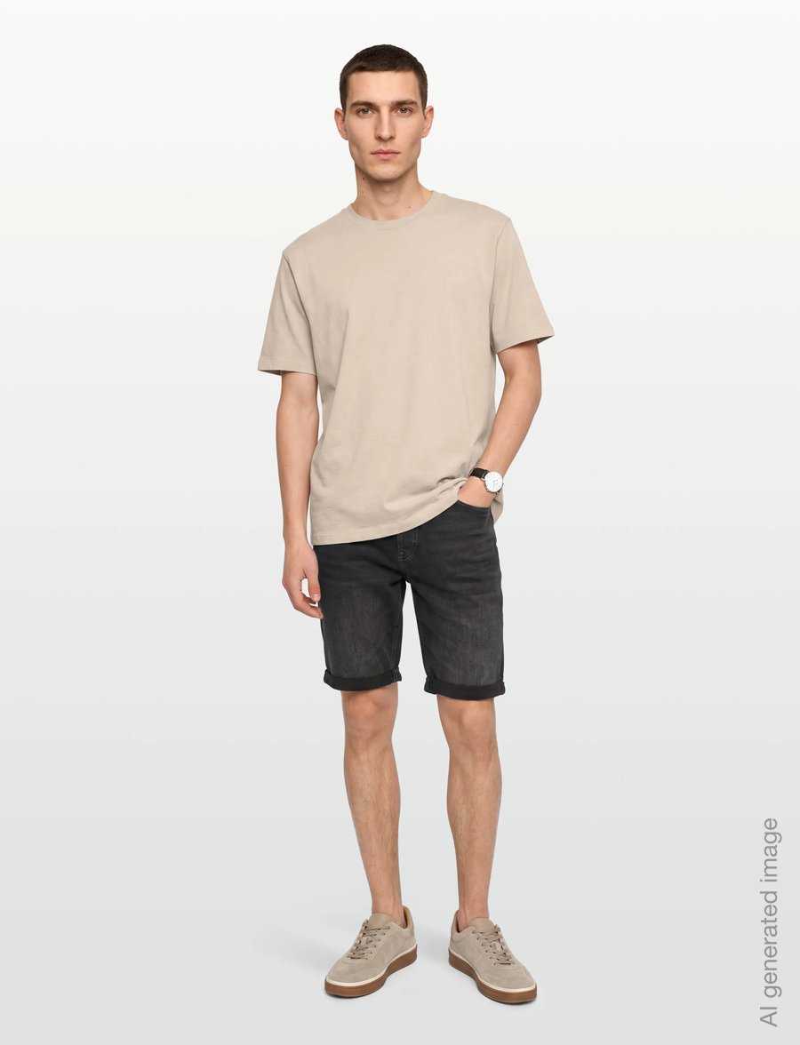 HUGO - HUGO 634/S - gallastuttbuxur - dark grey - 0