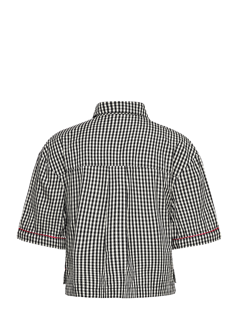 HUGO - VICHY SL-SHIRT - oberteile - open white - 1