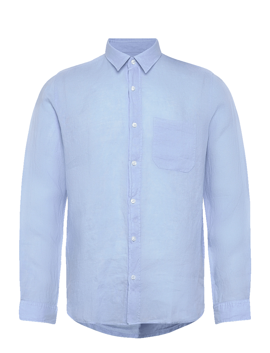 HUGO - Ermano - linen shirts - light/pastel blue - 1