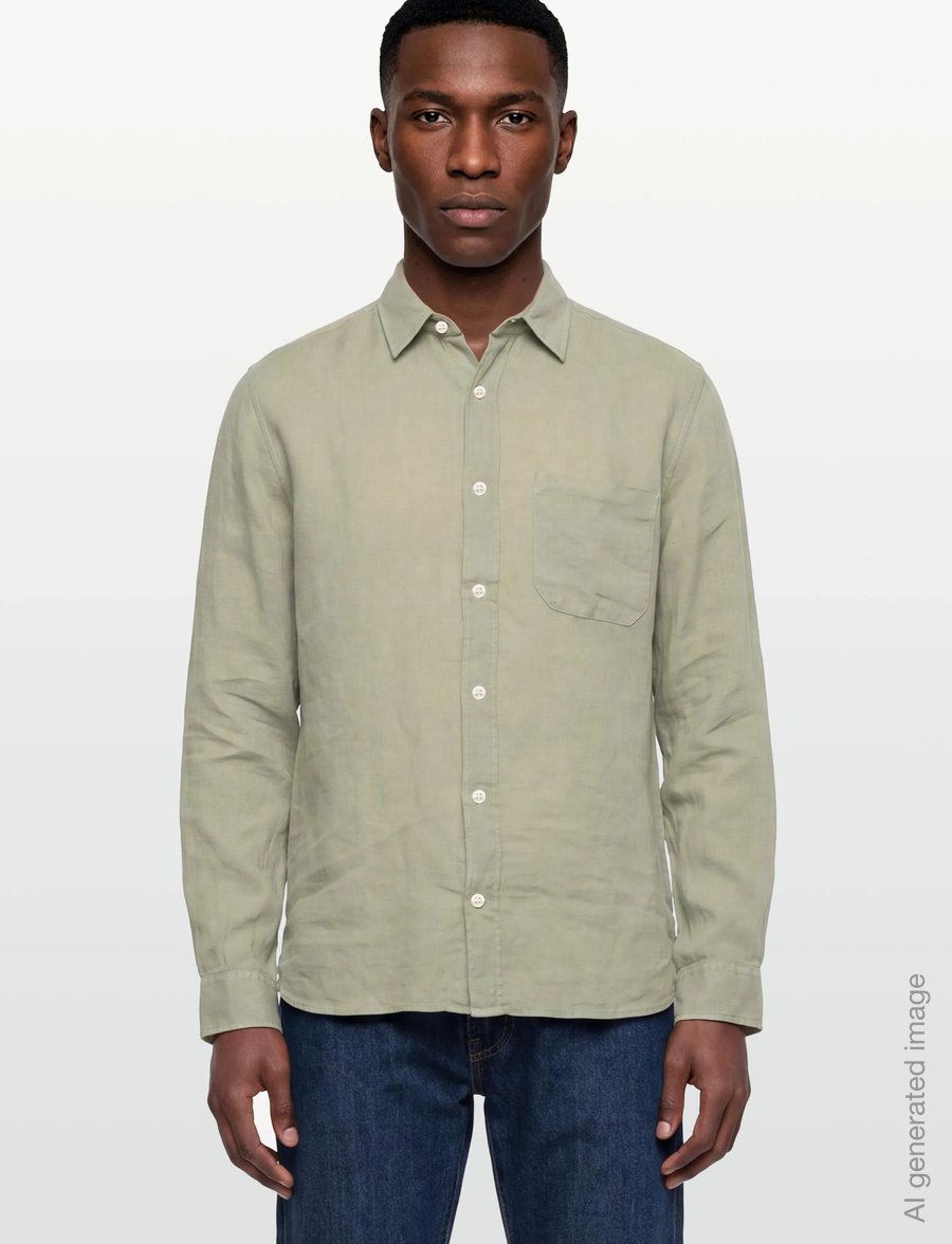 HUGO - Ermano - leinenhemden - light/pastel green - 3