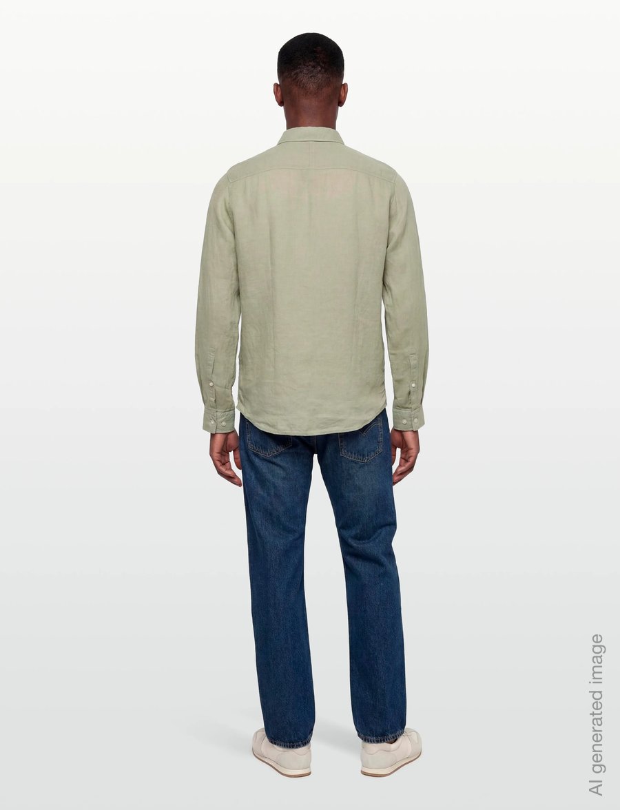HUGO - Ermano - leinenhemden - light/pastel green - 4