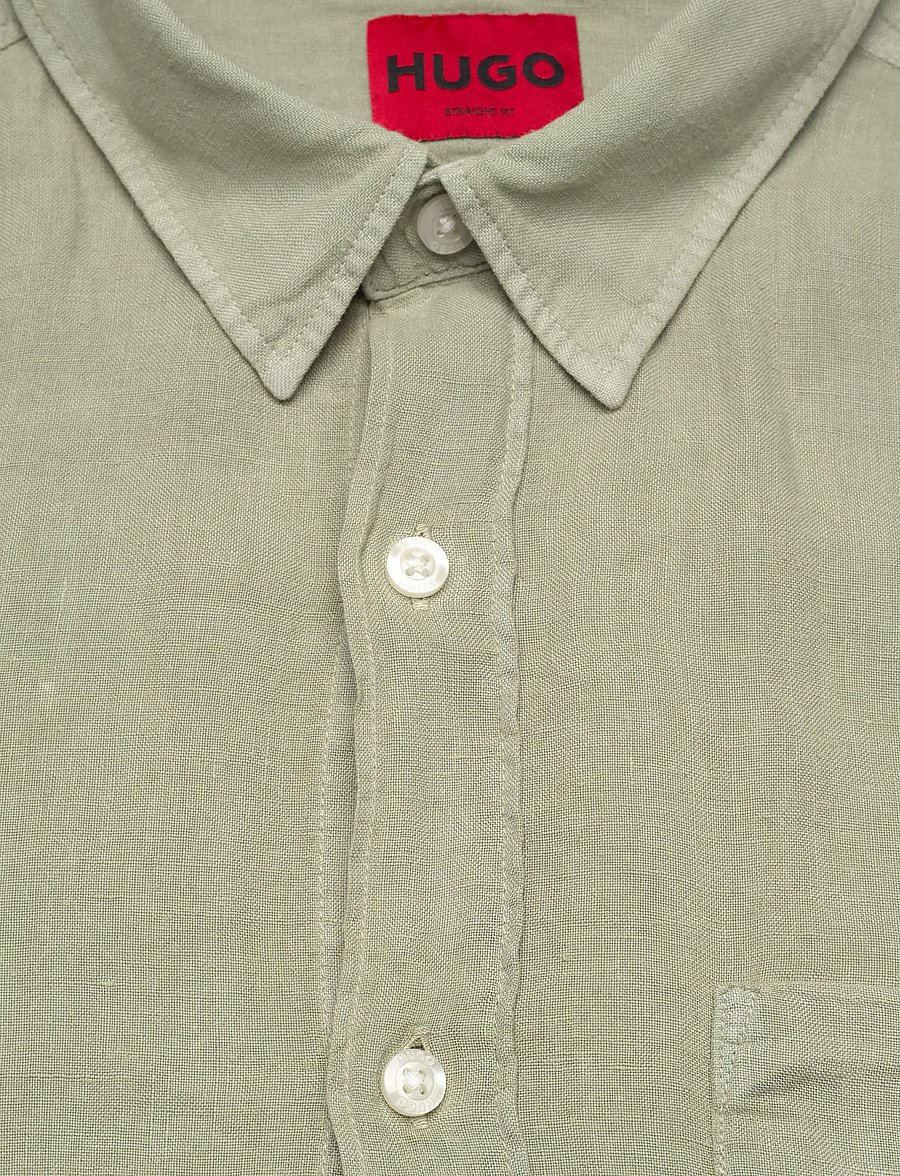 HUGO - Ermano - leinenhemden - light/pastel green - 5