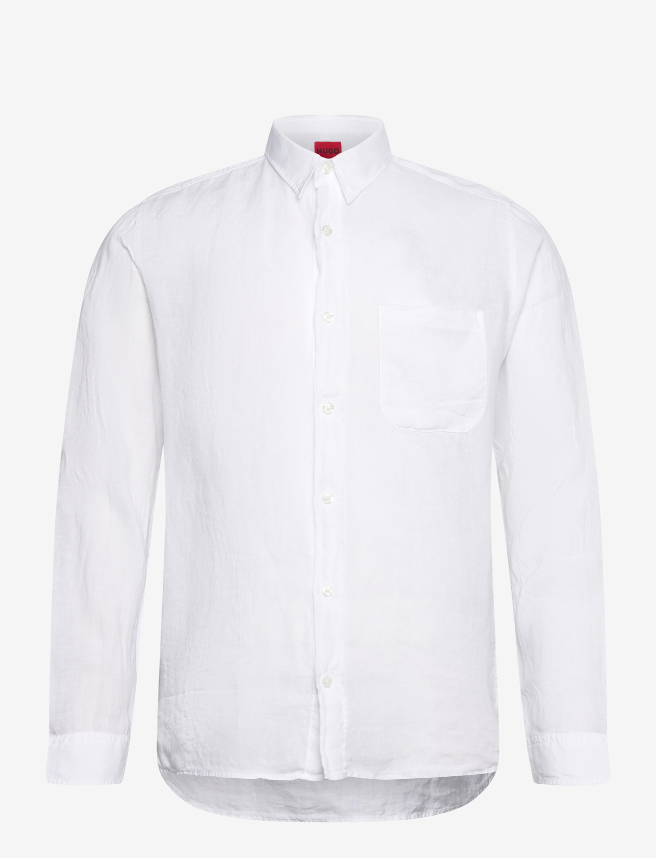 HUGO - Ermano - leinenhemden - open white - 0