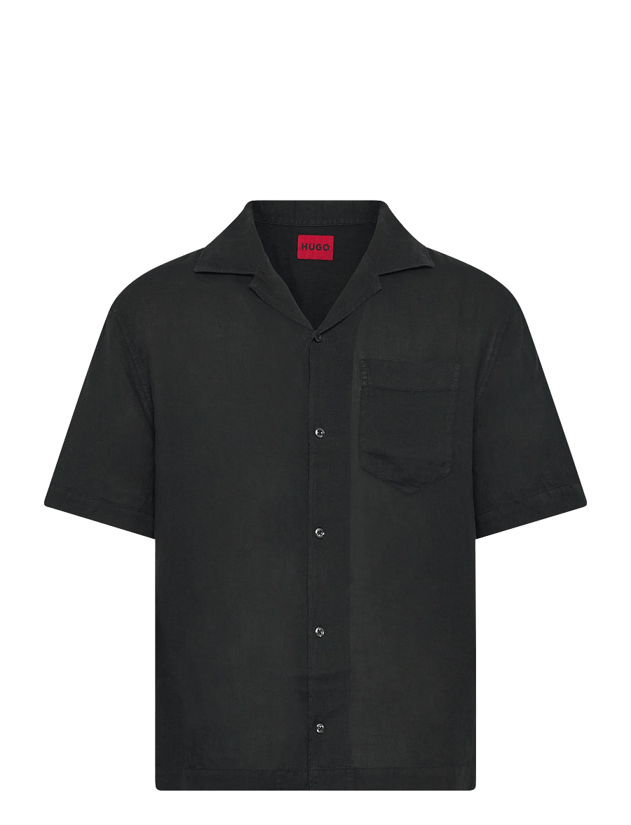 HUGO - Exolino - short-sleeved shirts - black - 1