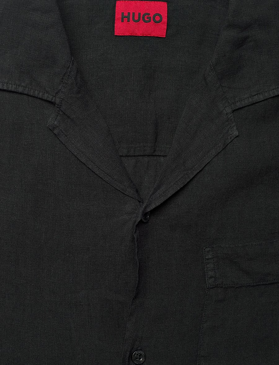 HUGO - Exolino - short-sleeved shirts - black - 5
