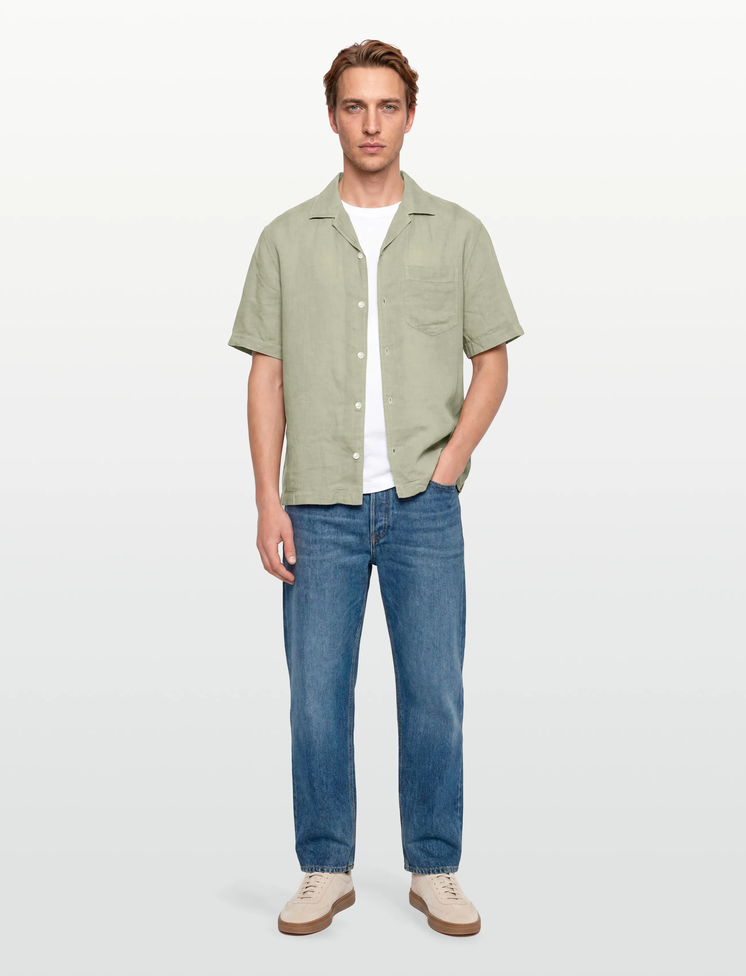 HUGO Exolino - Casual shirts - LIGHT/PASTEL GREEN / green
