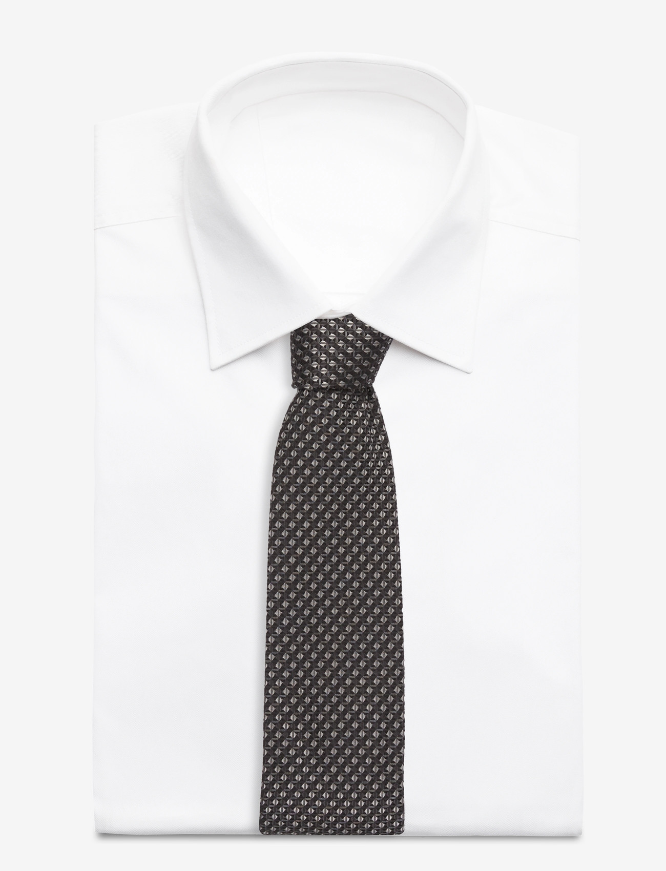 HUGO - Tie cm 6 - slipsar - black - 1