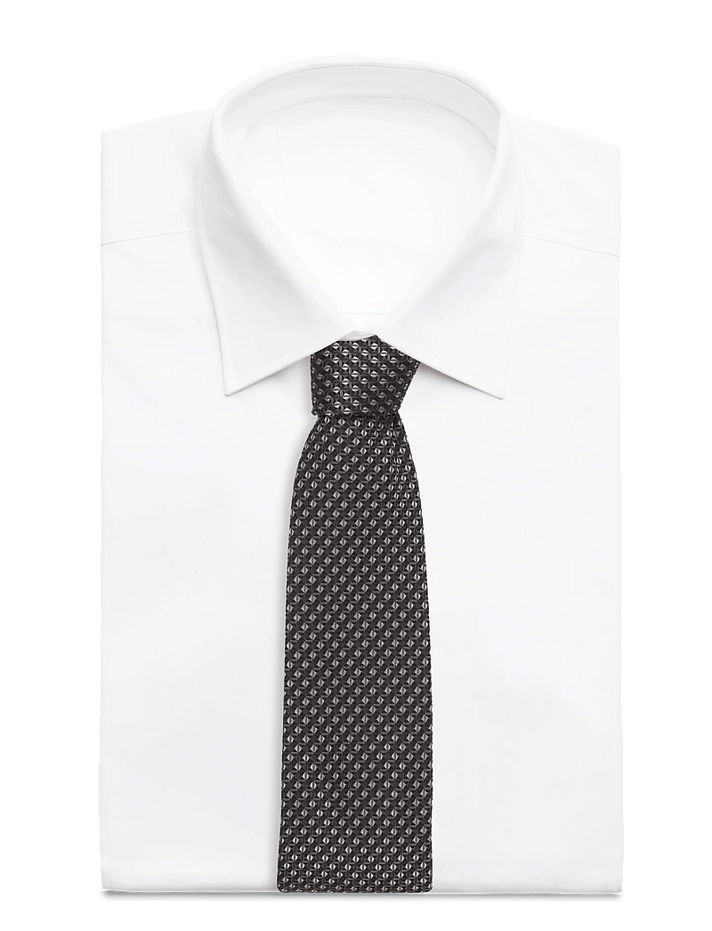 HUGO - Tie cm 6 - slipsar - black - 1
