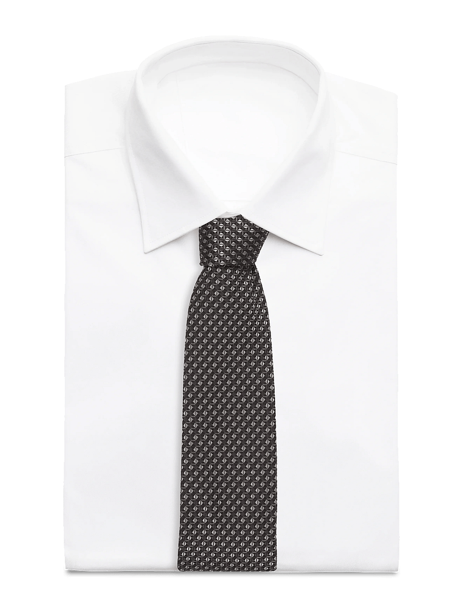 HUGO - Tie cm 6 - slips - black - 1