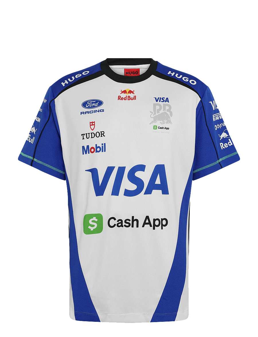 HUGO - VCARB-Tee26 - lühikeste varrukatega t-särgid - medium blue - 0