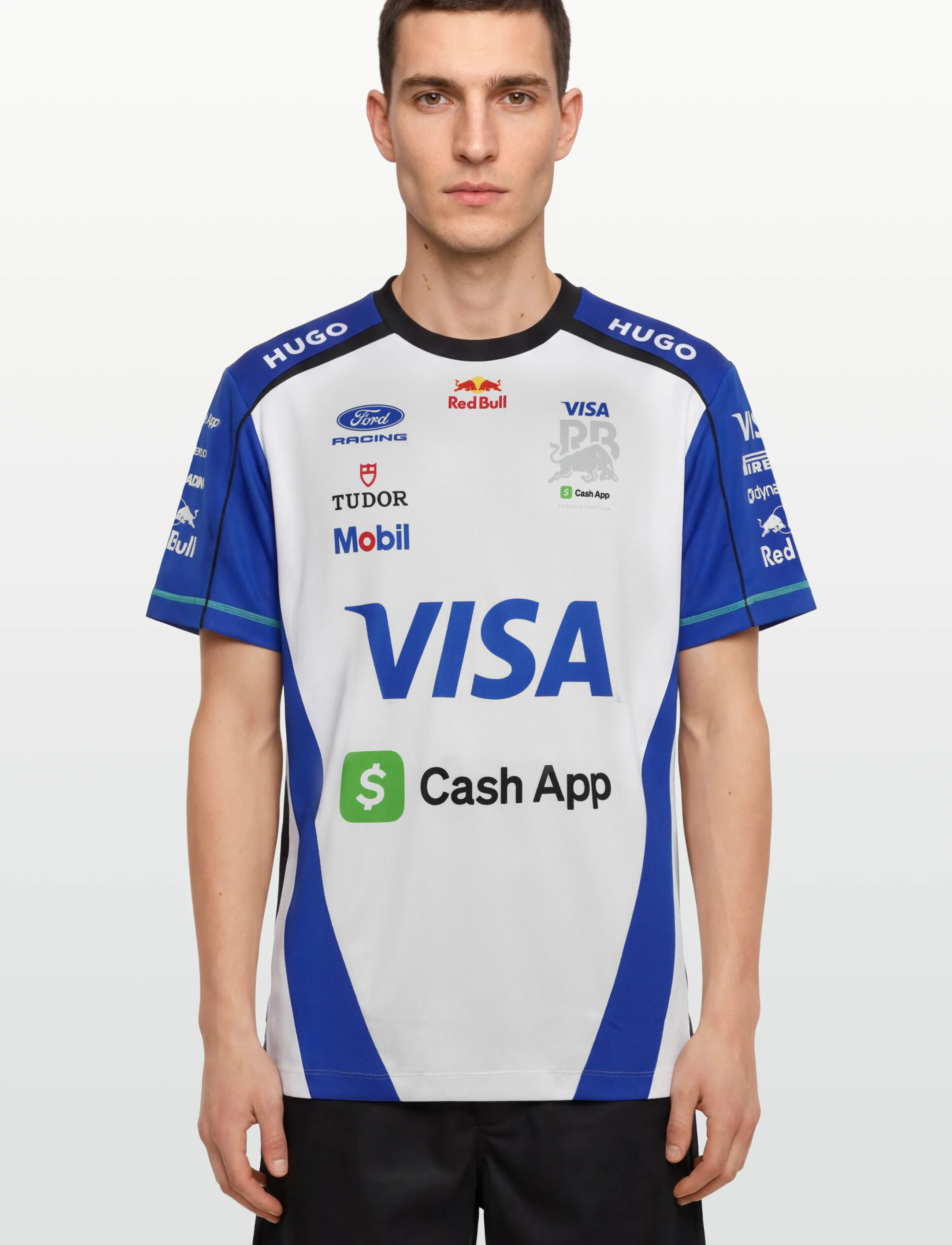 HUGO - VCARB-Tee26 - kurzärmelige - medium blue - 3