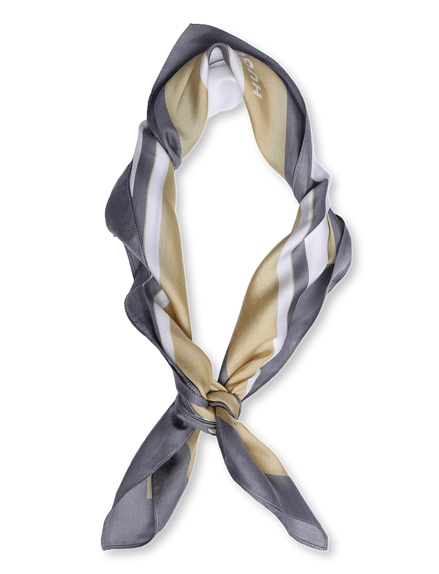 HUGO - Bandana cm 60x60 - lightweight scarves - medium yellow - 0