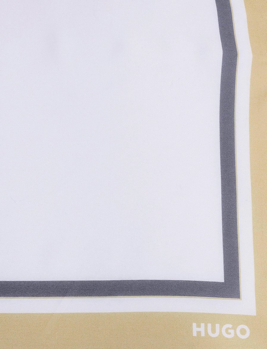 HUGO - Bandana cm 60x60 - lightweight scarves - medium yellow - 2