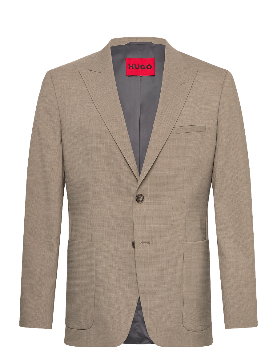 HUGO - Arti261F2X - marynarki jednorzędowe - medium beige - 0