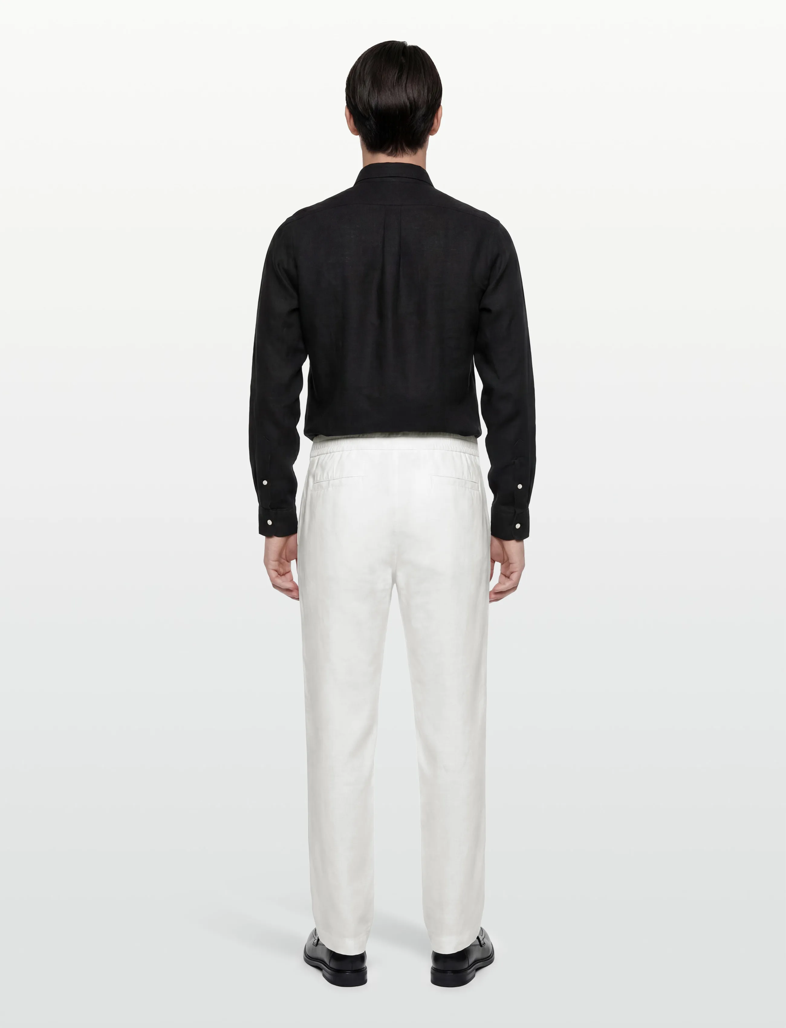 HUGO - Cino262FW - hørbukser - natural - 4