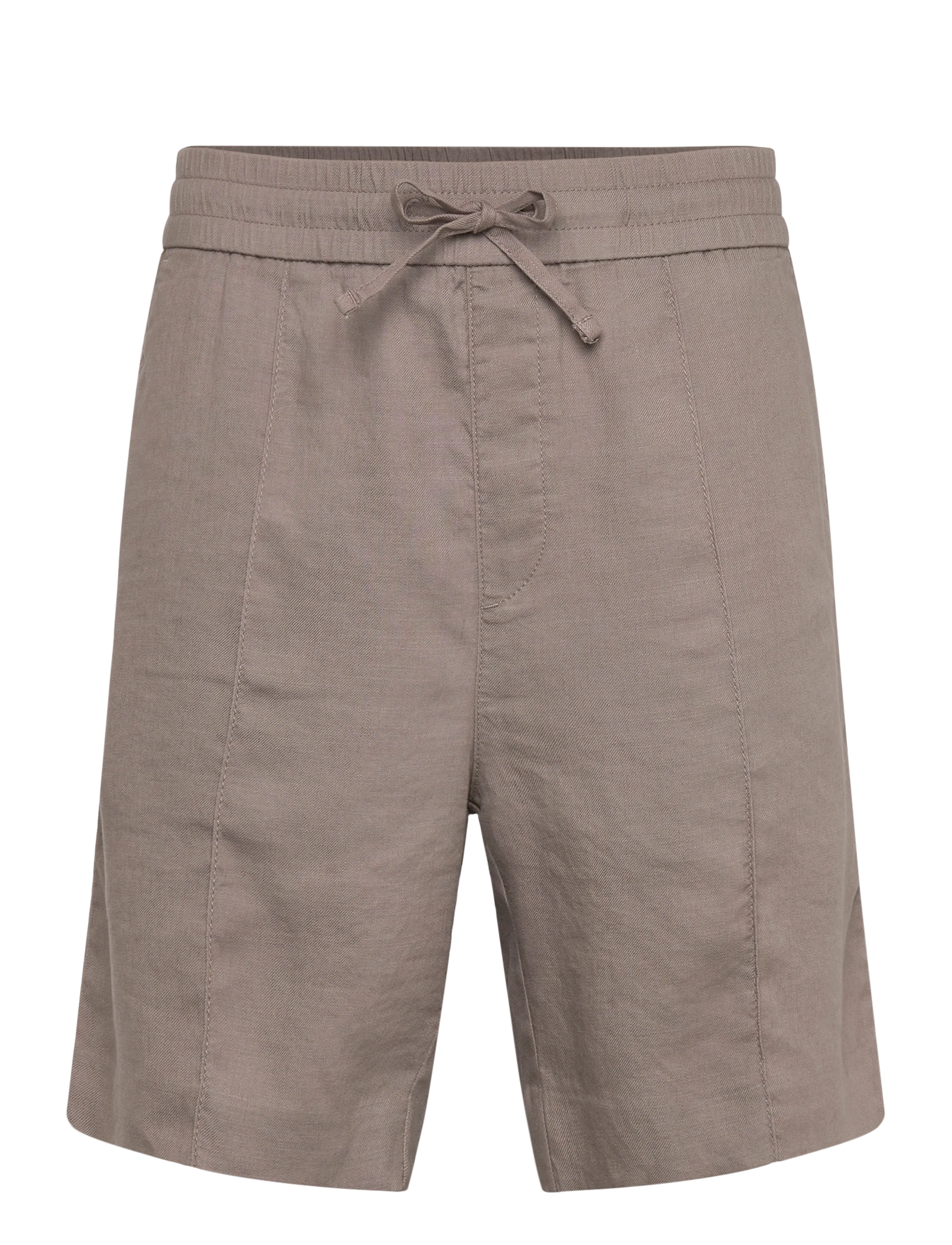 HUGO - Cino262SFW - linen shorts - light/pastel brown - 0