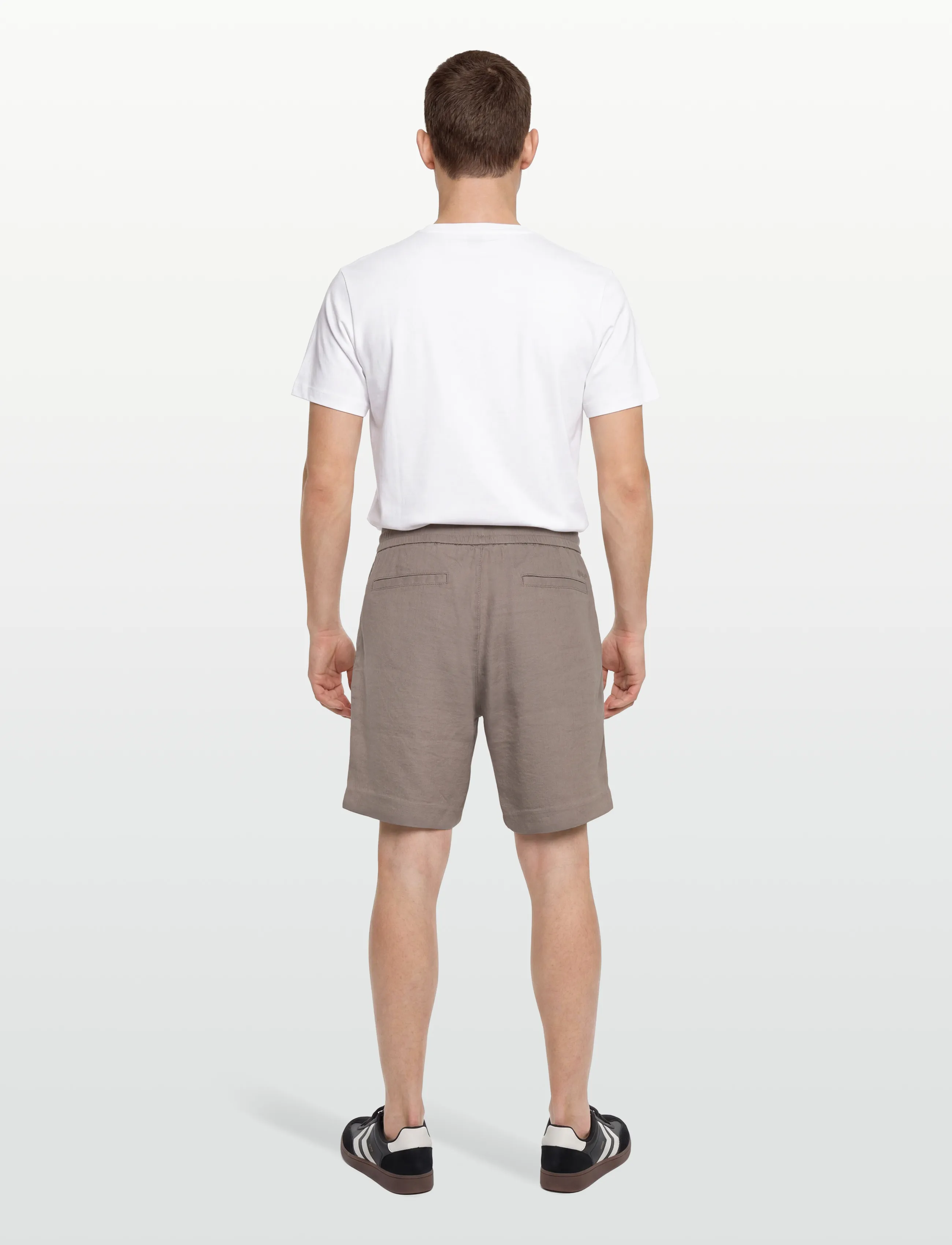 HUGO - Cino262SFW - leinen-shorts - light/pastel brown - 4