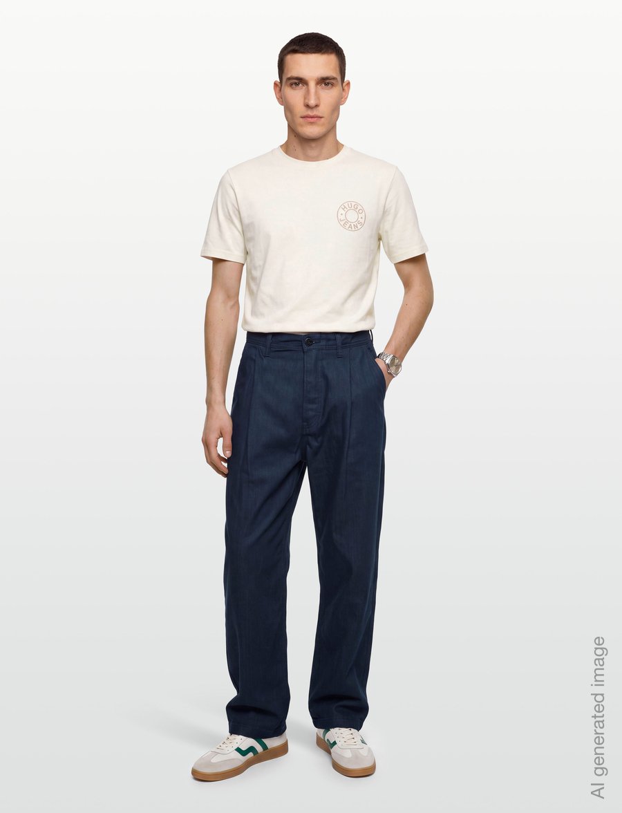 HUGO - HUGO 249 - casual byxor - dark blue - 0