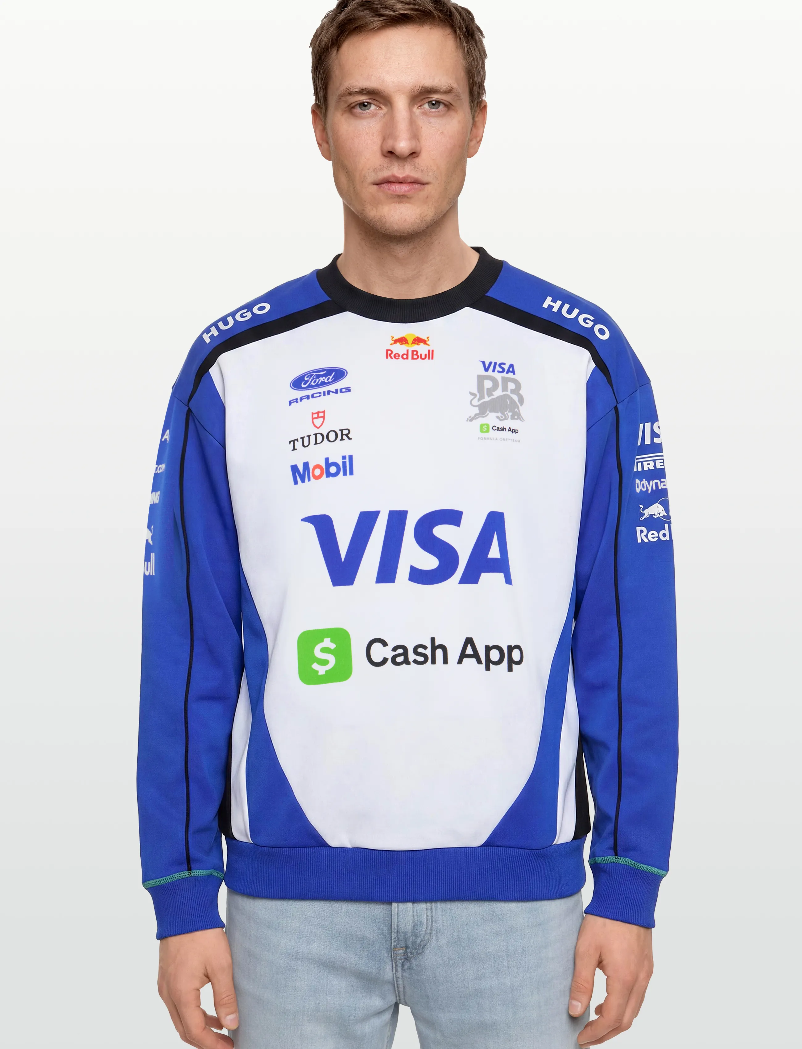 HUGO - VCARB-CREW26 - trøjer - medium blue - 3