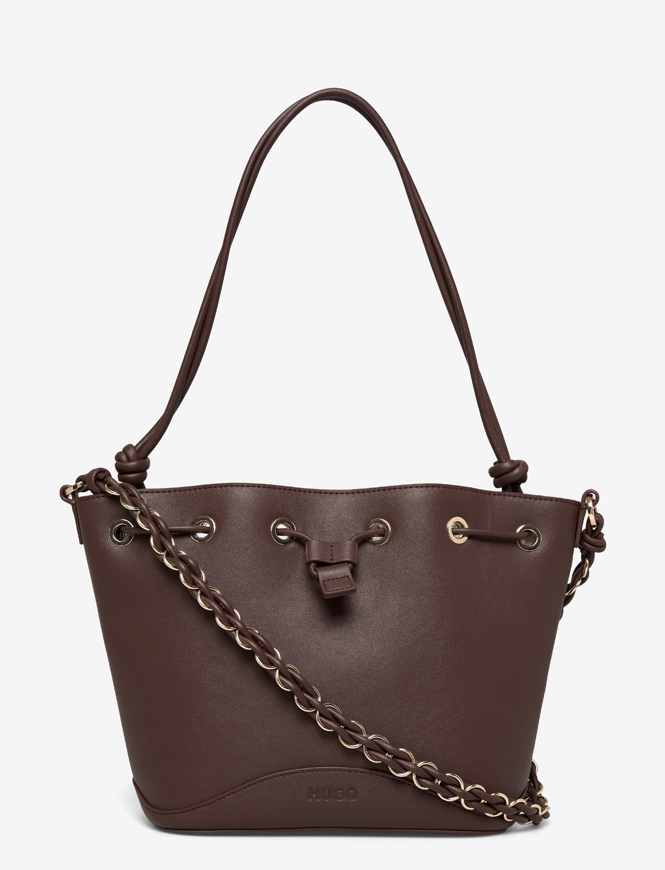 HUGO - Ilary_Drawstring - accessoarer - medium brown - 0