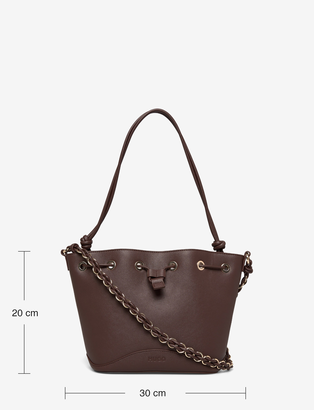 HUGO - Ilary_Drawstring - accessoarer - medium brown - 3