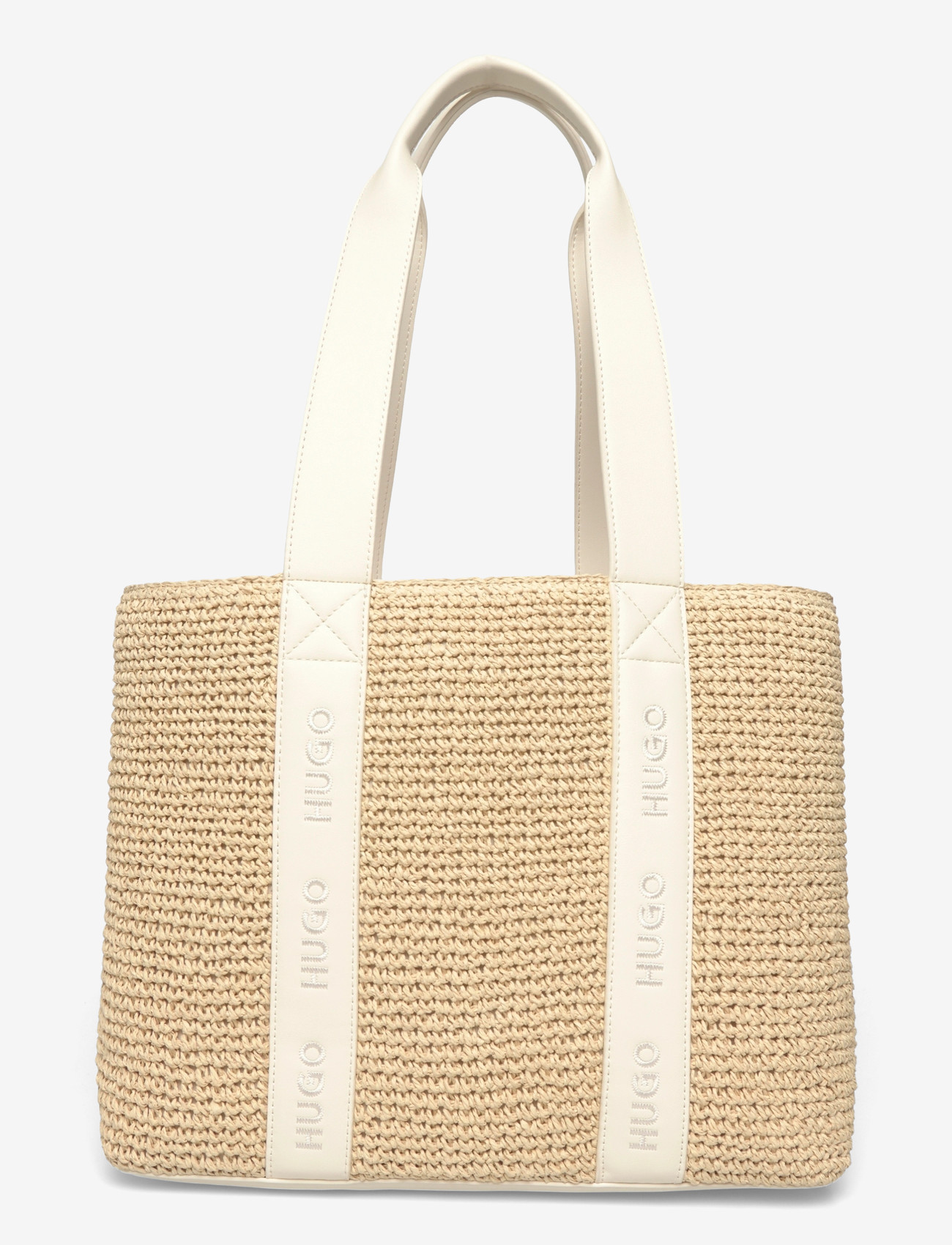 HUGO - Becky ST_SM Tote - tote bags - open white - 0