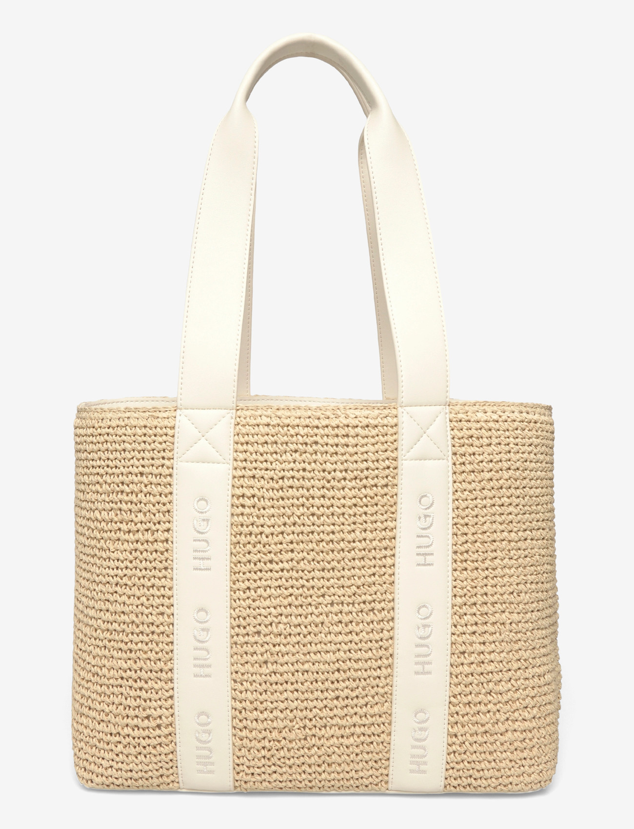 HUGO - Becky ST_SM Tote - tote bags - open white - 1