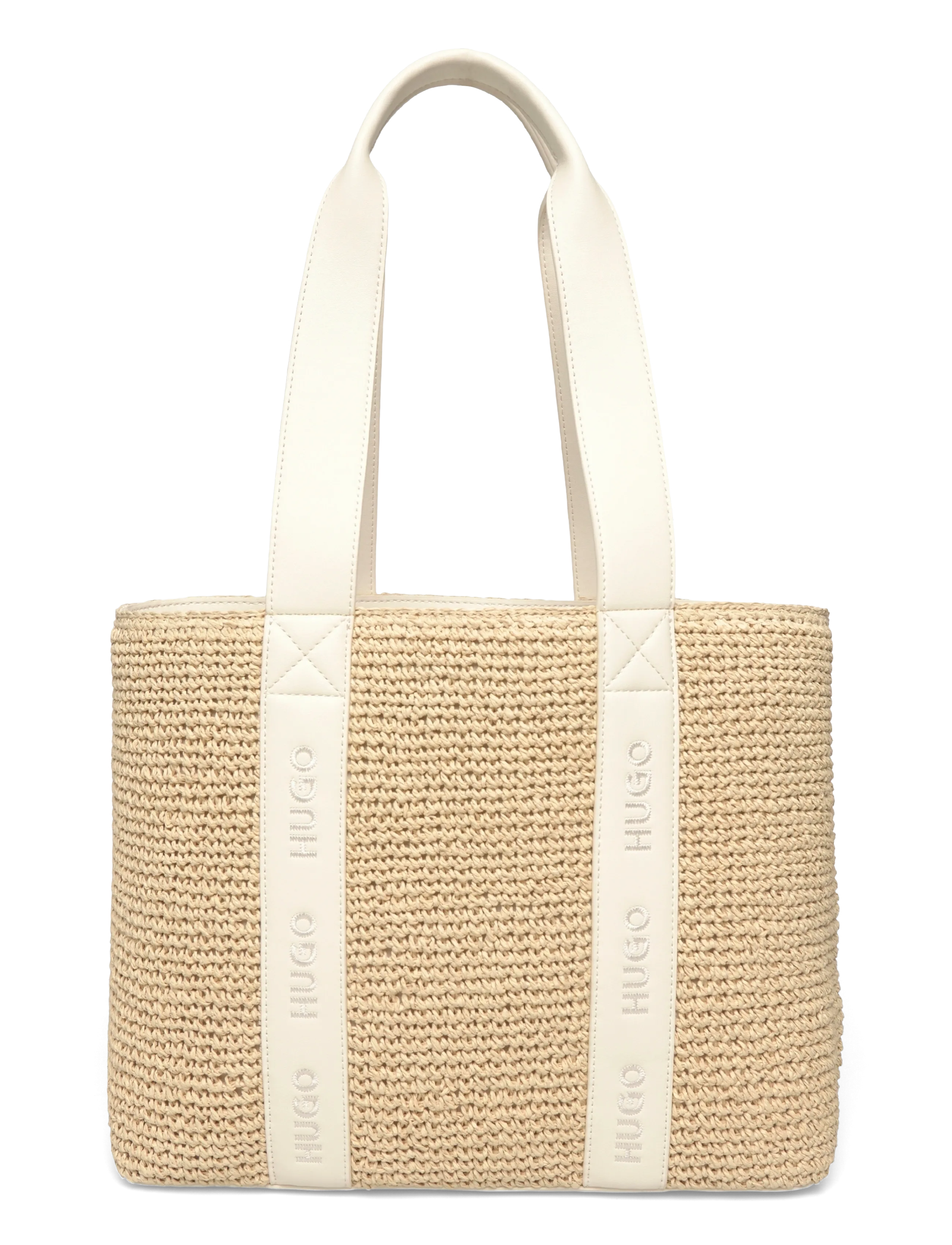 HUGO - Becky ST_SM Tote - tote bags - open white - 1