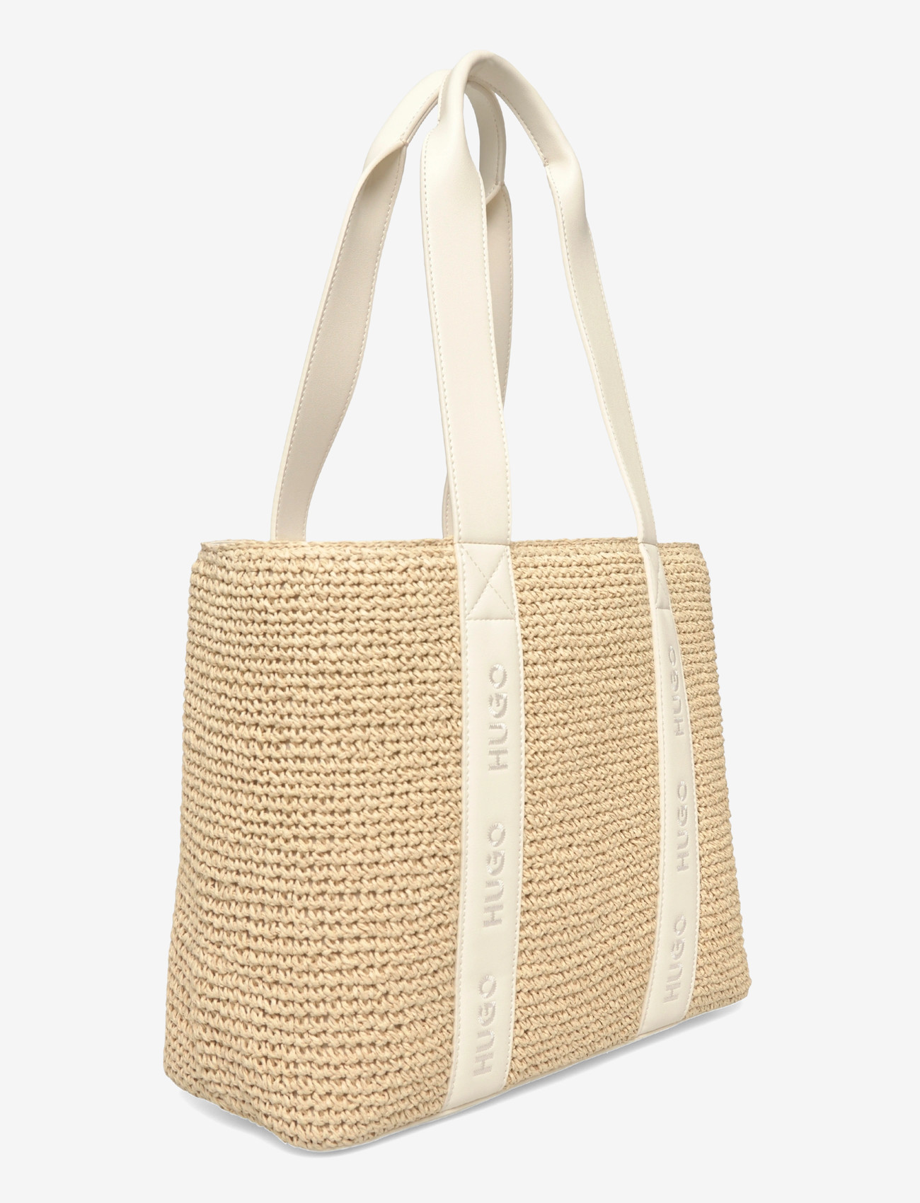 HUGO - Becky ST_SM Tote - tote bags - open white - 2