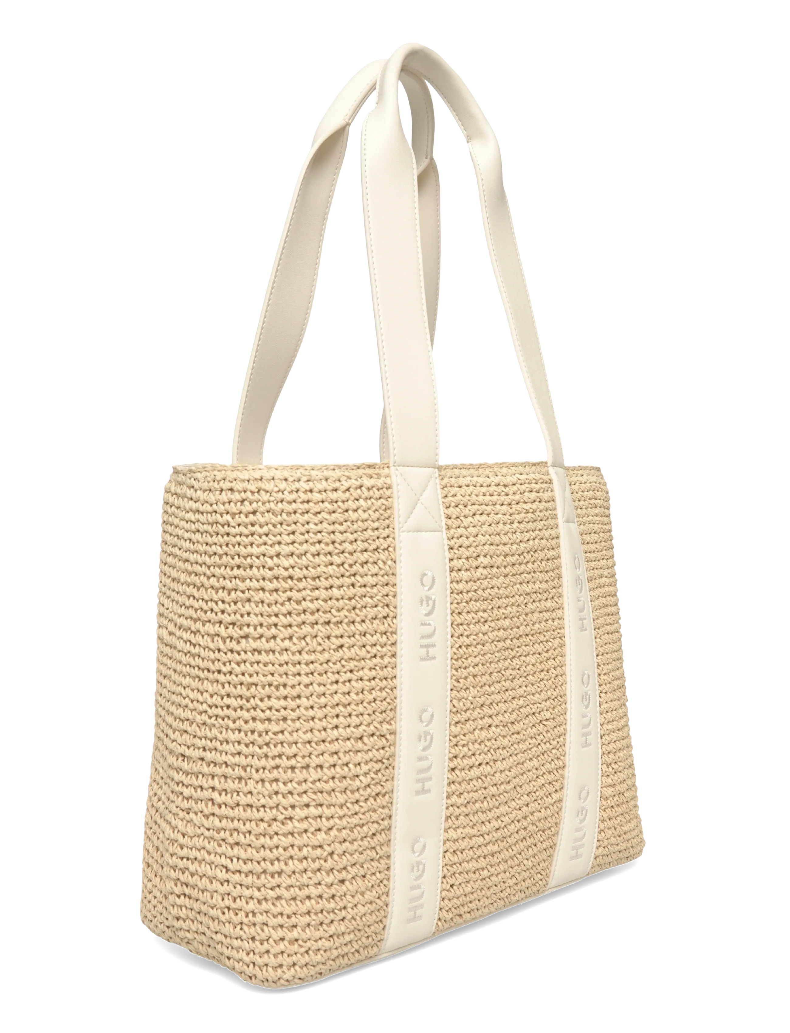 HUGO - Becky ST_SM Tote - tote bags - open white - 2