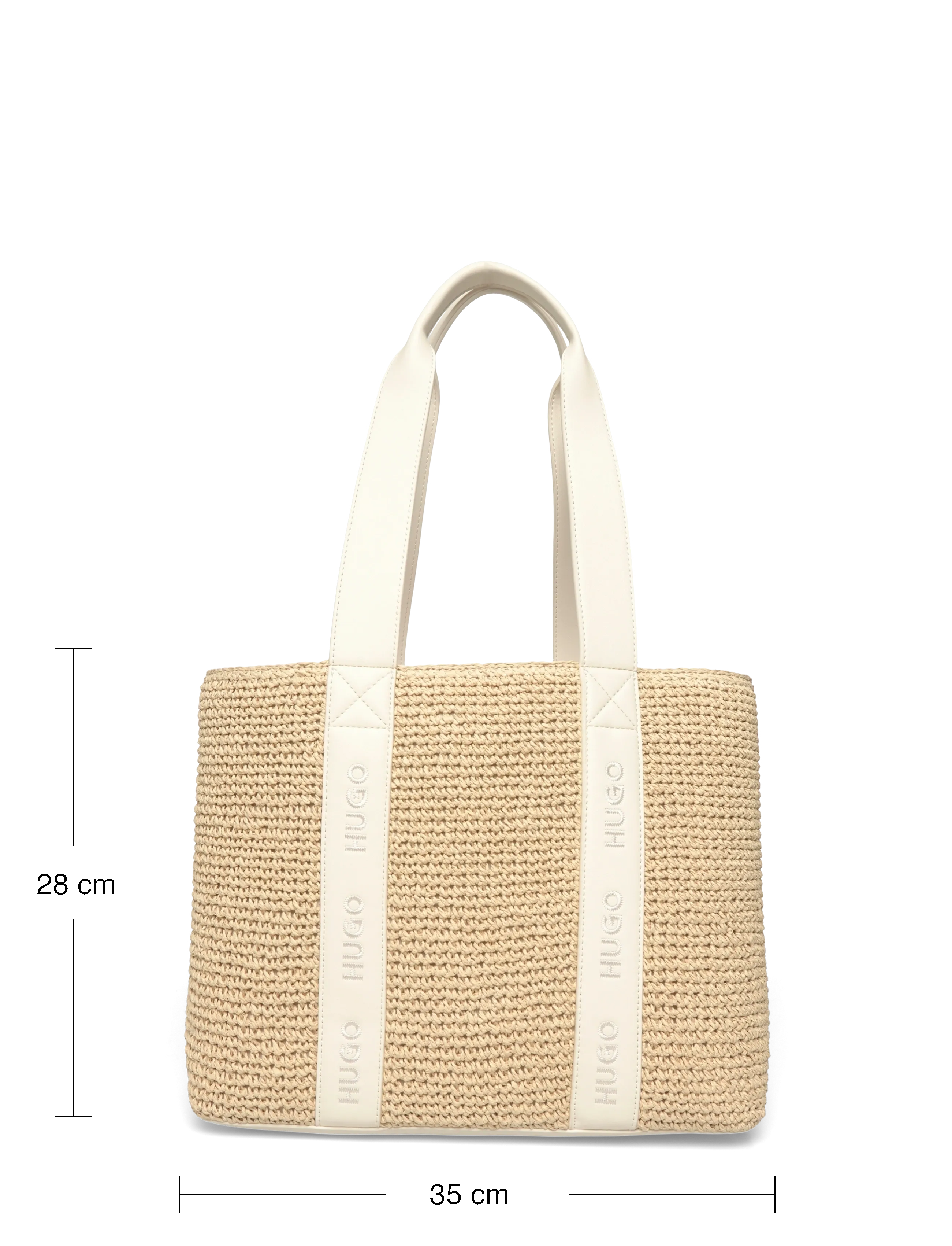 HUGO - Becky ST_SM Tote - tote bags - open white - 3