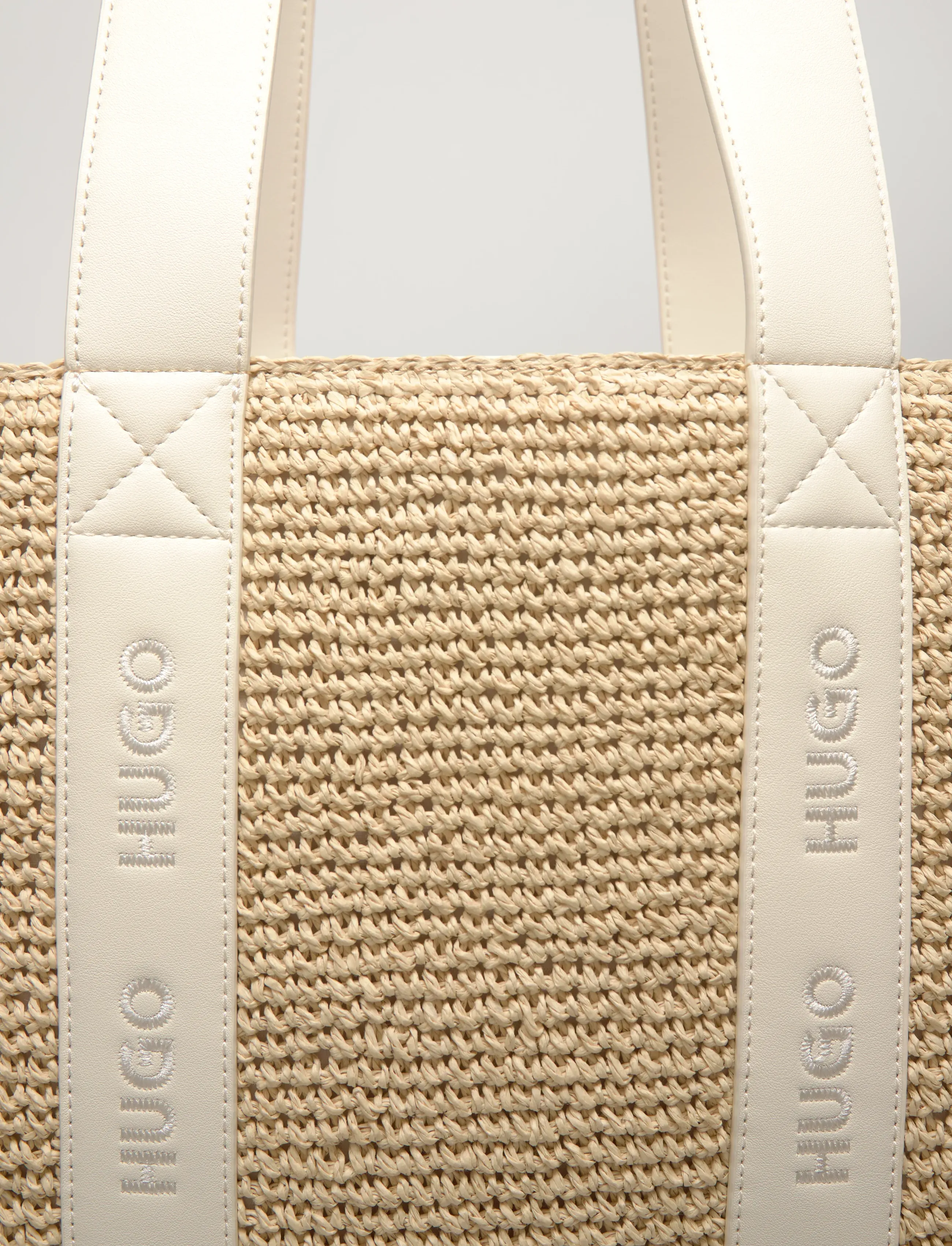 HUGO - Becky ST_SM Tote - tote bags - open white - 4