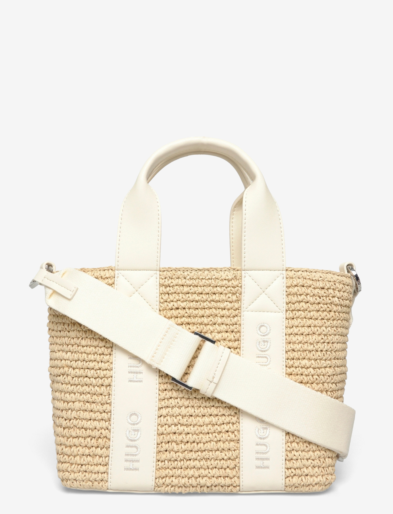 HUGO - Becky ST_Mini Tote - tote bags - open white - 0