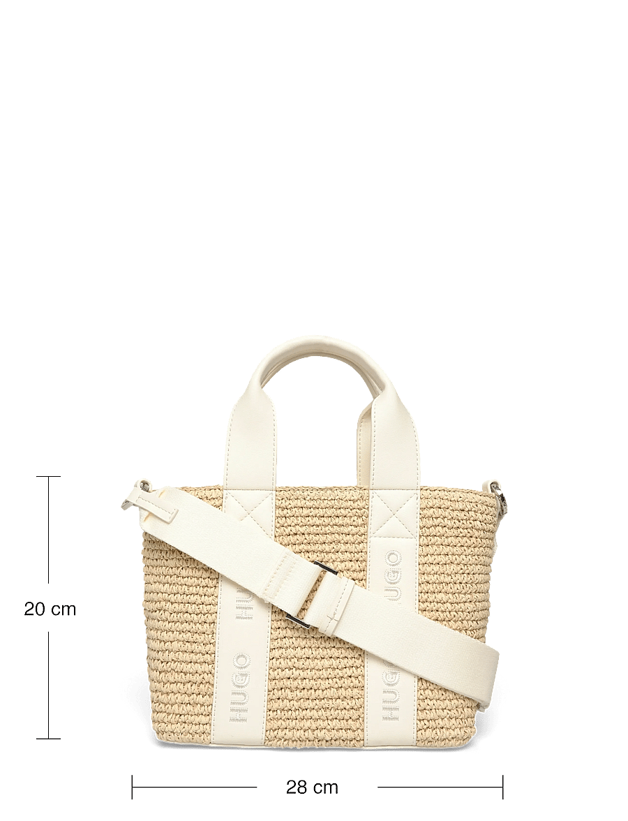 HUGO - Becky ST_Mini Tote - tote bags - open white - 3