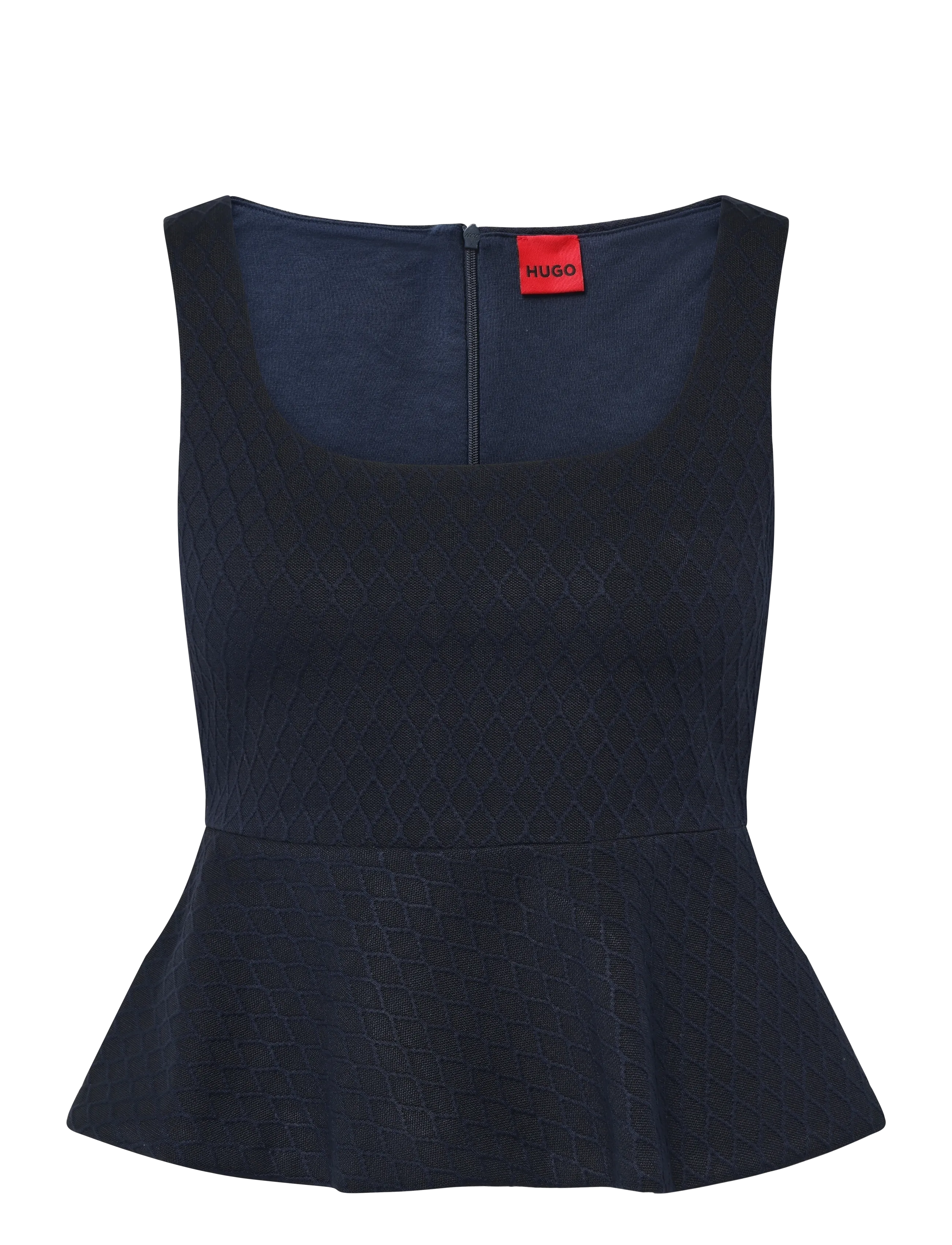 HUGO Daleida - Varrukateta topid - MEDIUM BLUE / navy