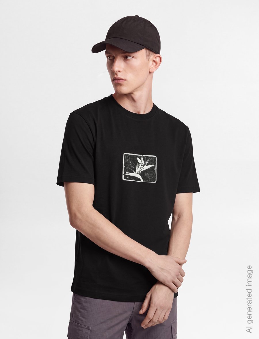 HUGO - Darise - lühikeste varrukatega t-särgid - black - 3