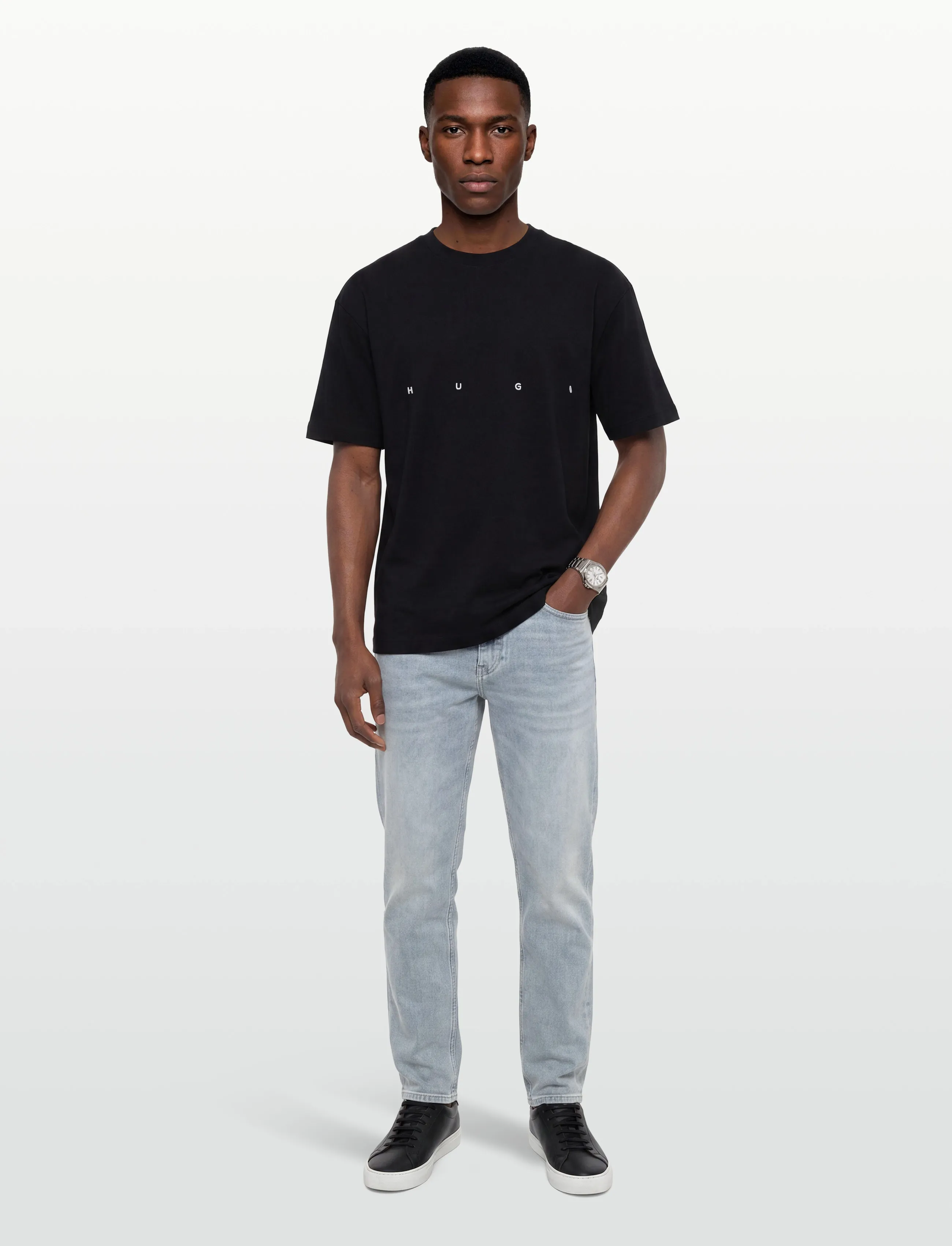 HUGO Dariso - Festival outfit - BLACK / black