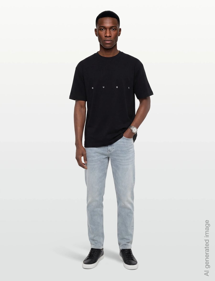 HUGO - Dariso - lyhythihaiset - black - 0