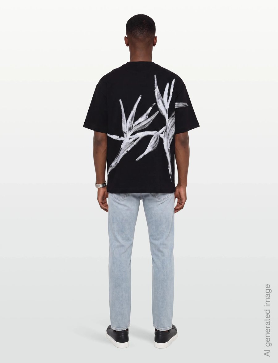 HUGO - Dariso - lyhythihaiset - black - 4