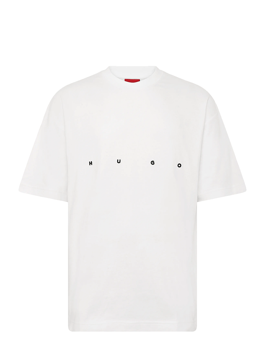HUGO - Dariso - kurzärmelige t-shirts - natural - 0