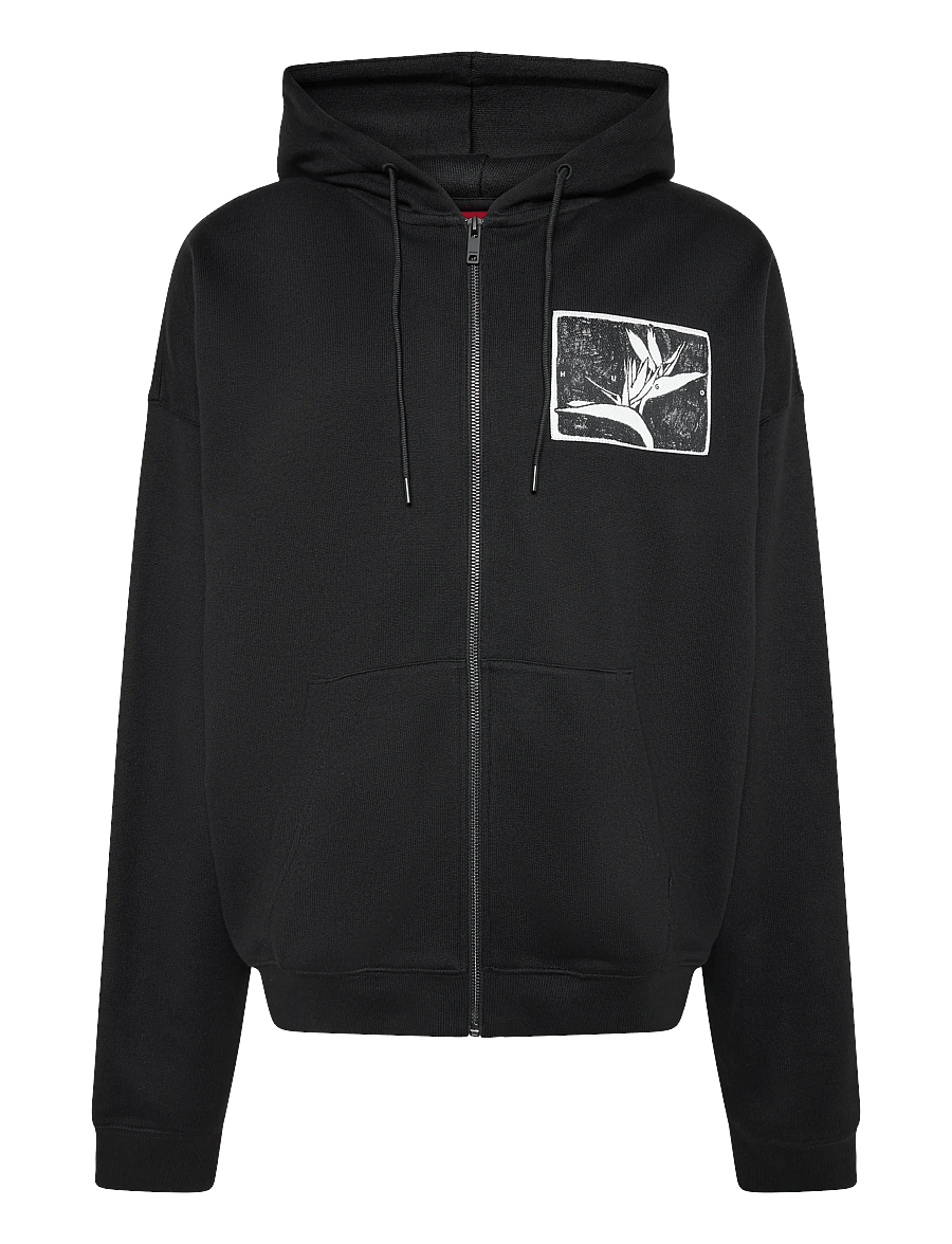 HUGO - Darisohood - kapuutsiga dressipluusid - black - 0