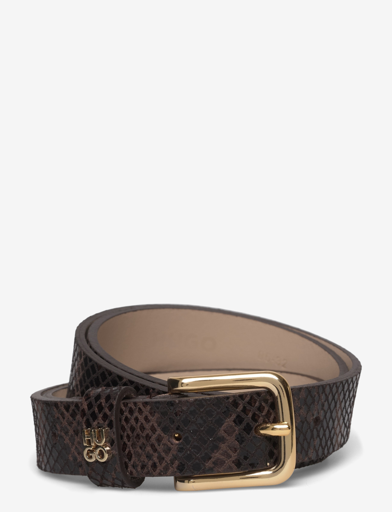 HUGO - Tina_HU-GO-Pt_Sz25 - læderbælter - dark brown - 0