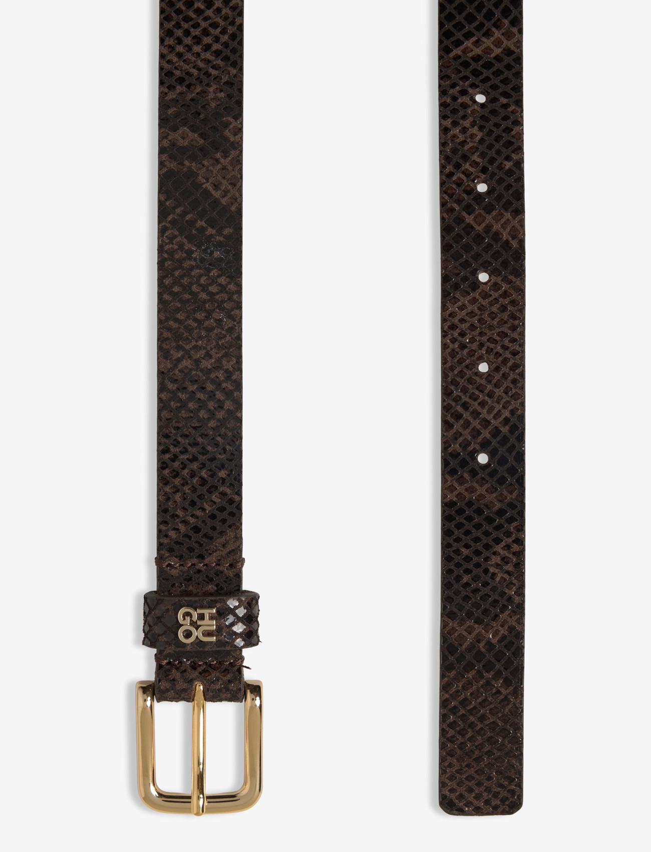 HUGO - Tina_HU-GO-Pt_Sz25 - læderbælter - dark brown - 1