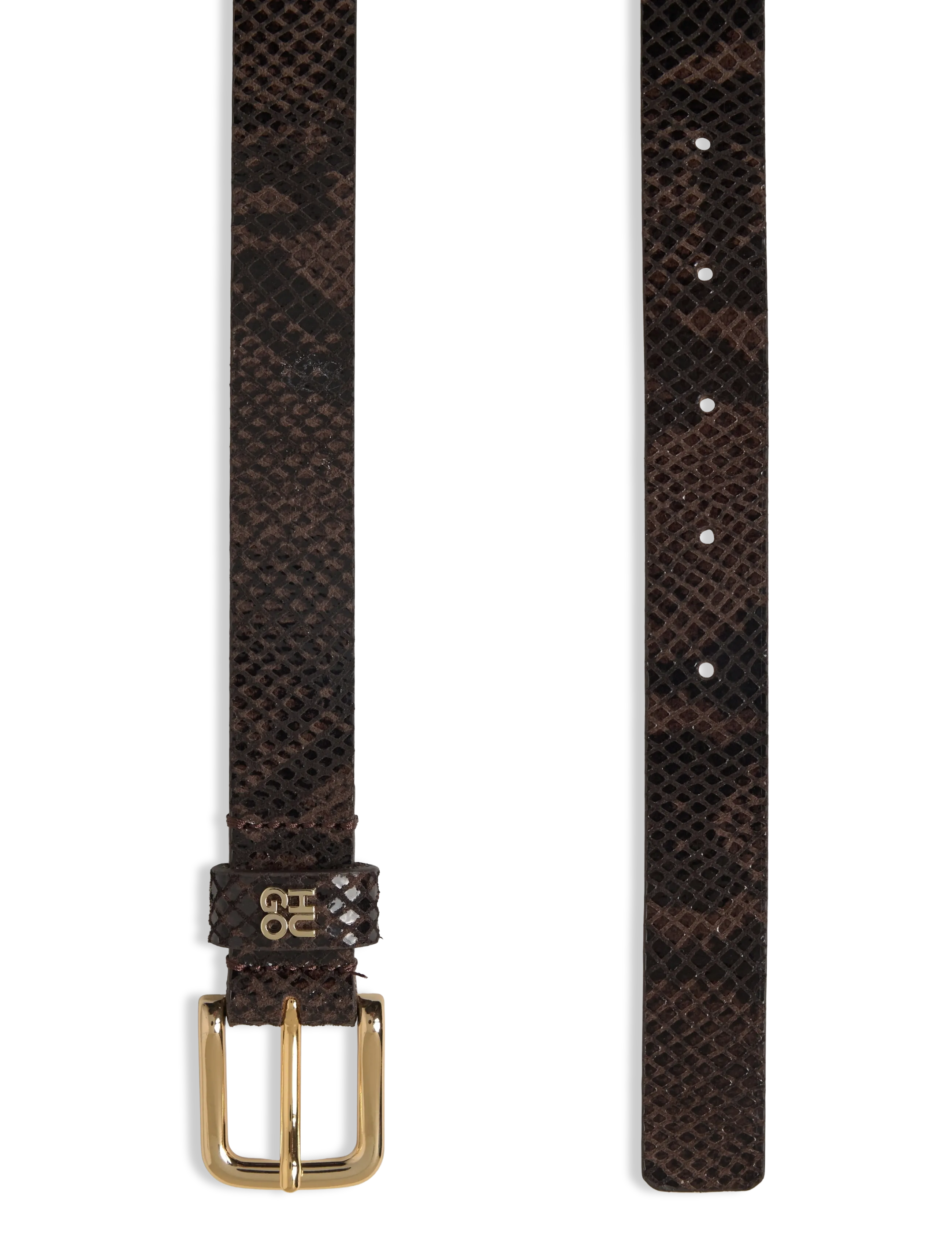 HUGO - Tina_HU-GO-Pt_Sz25 - nahkrihmad - dark brown - 1