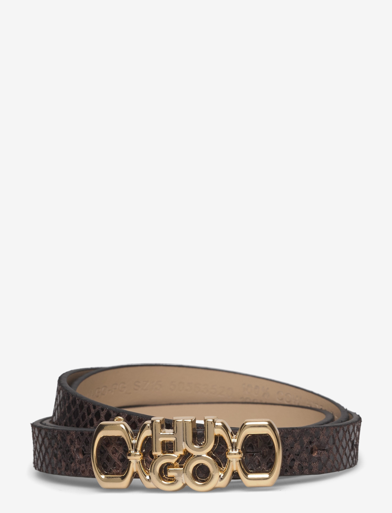 HUGO - Nadina-HU-GO-PG_Sz15 - nahkavyöt - dark brown - 0