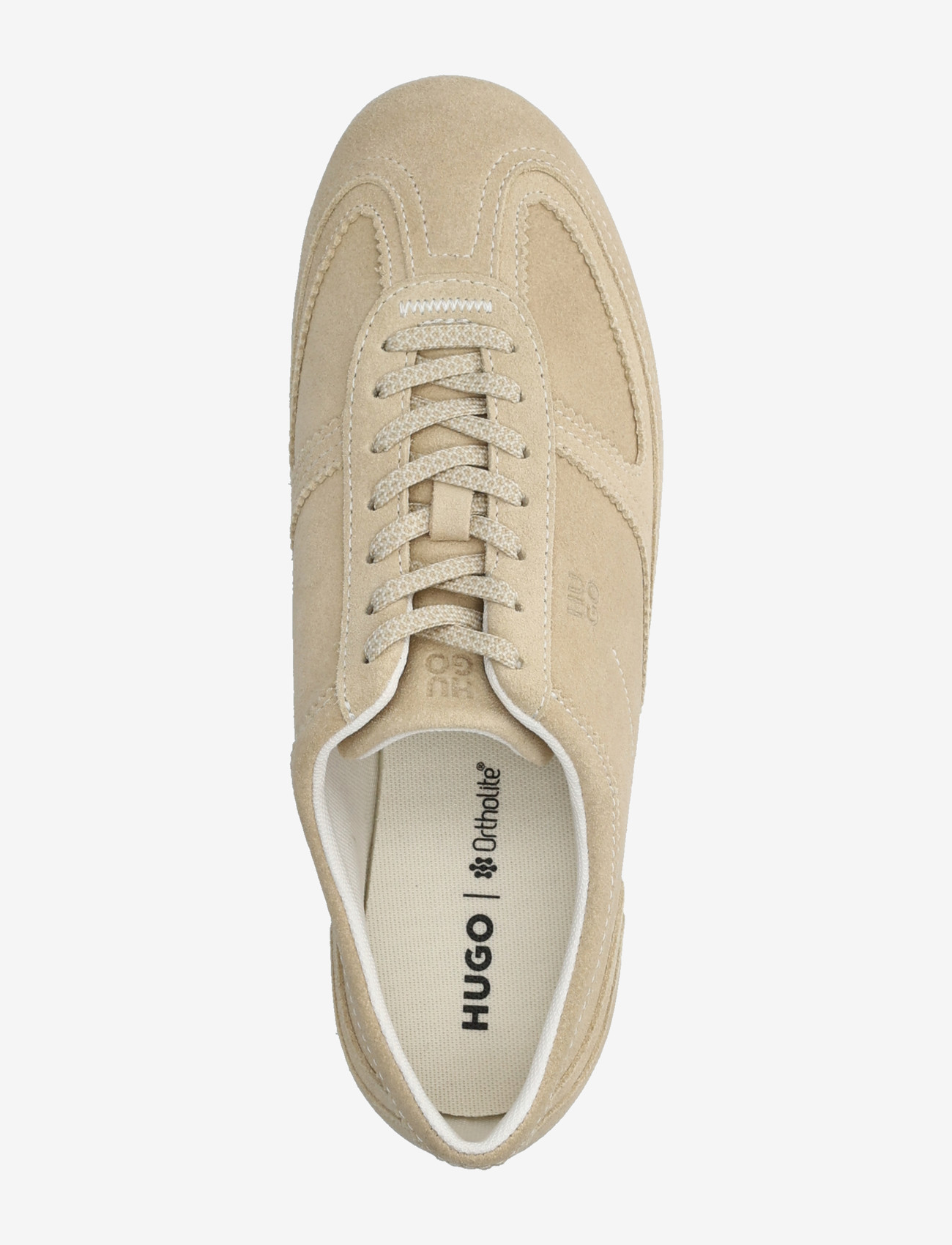 HUGO - Mystie_Lowp_sd - lave sneakers - light beige - 3