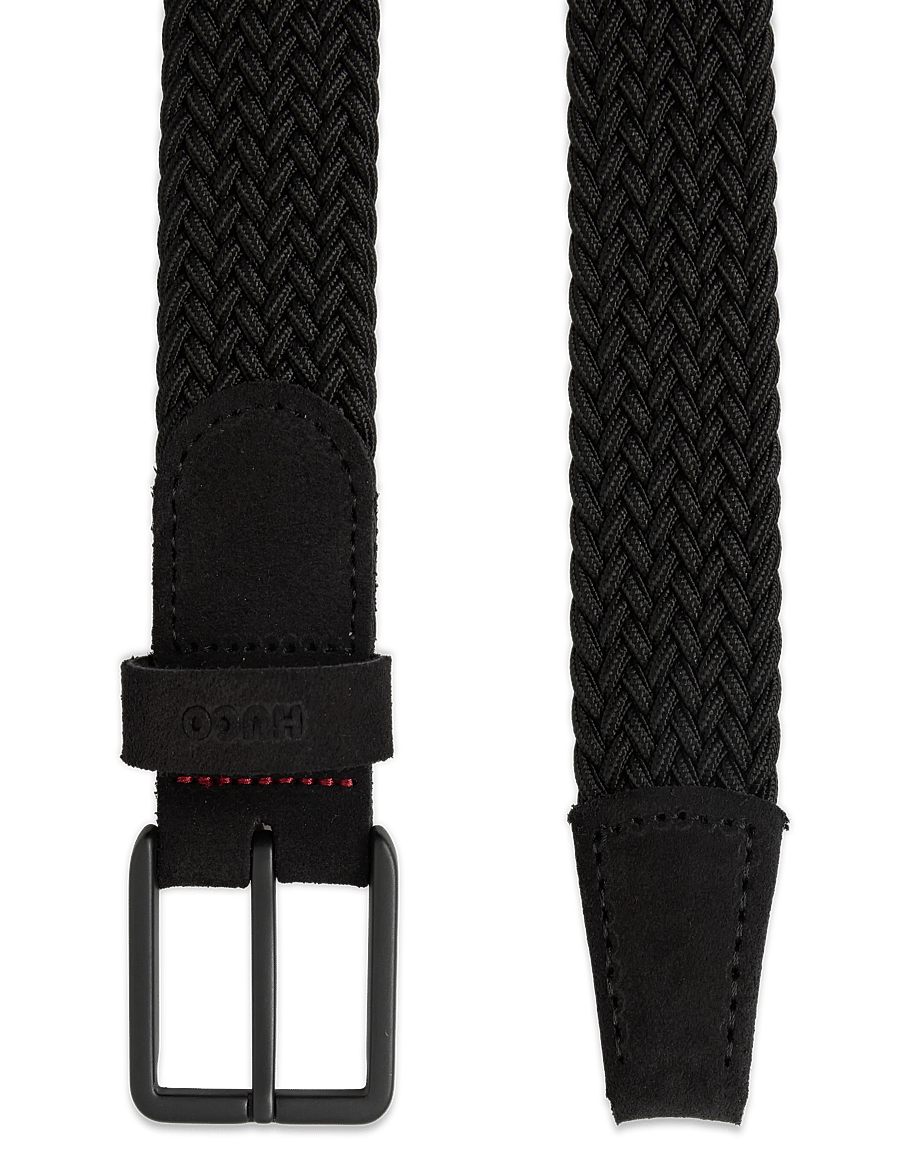 HUGO - Gethin-WnE_Sz35 - flätade skärp - black - 1