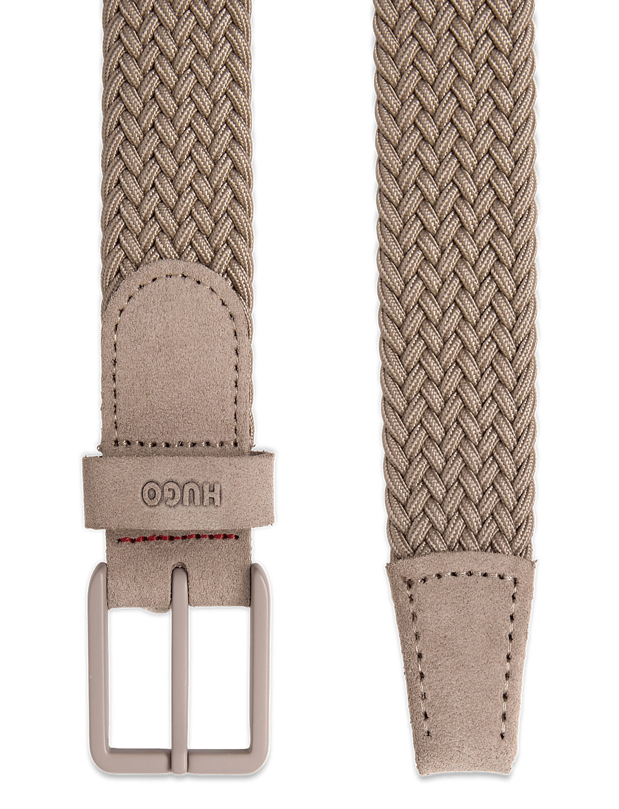 HUGO - Gethin-WnE_Sz35 - flätade skärp - light/pastel brown - 1